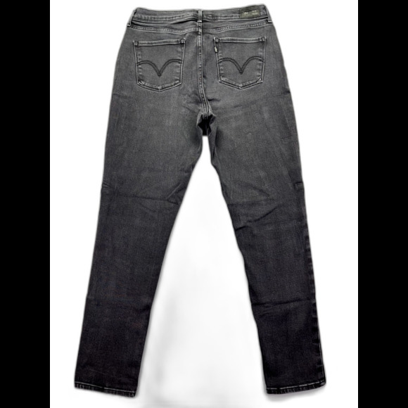 Levis 512 Perfectly Slimming Skinny Leg Women's Jeans Plus Size 12‎ Denim Black - Picture 11 of 15